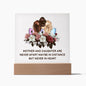 Mother & Daughter | Square Art Plaque