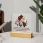 Mother & Daughter | Square Art Plaque