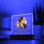 Mother & Daughter | Square Art Plaque