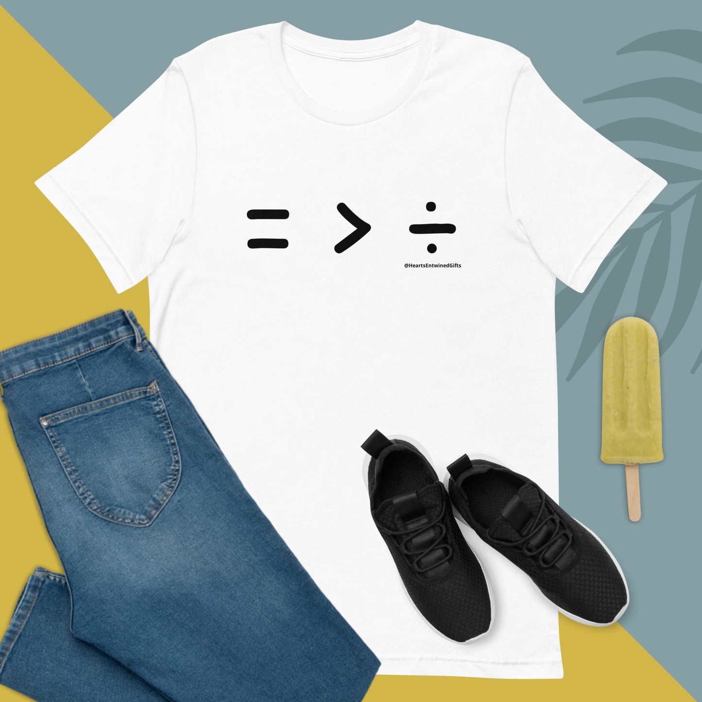 Equality Is Greater Than Division | Adult Unisex T-Shirt