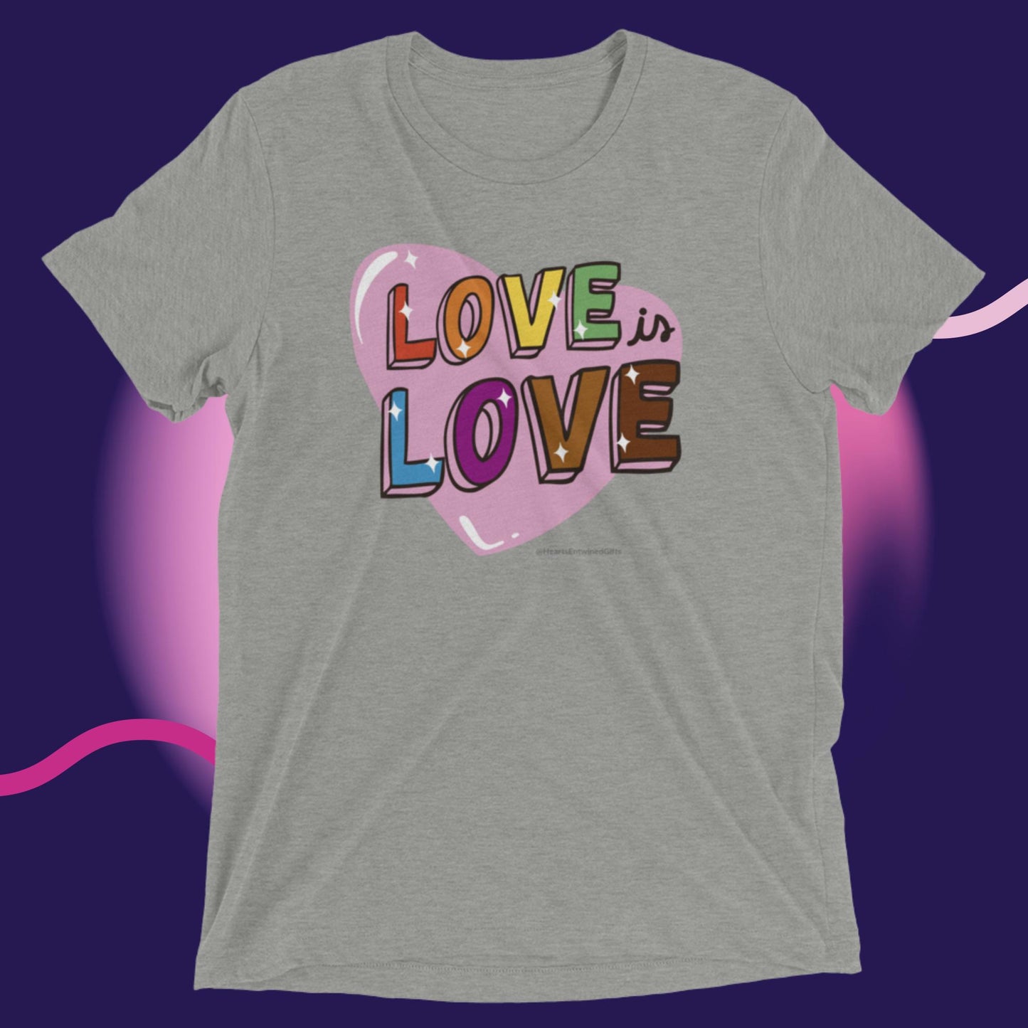 Love is Love | Pride | Unisex Tri-Blend T-Shirt