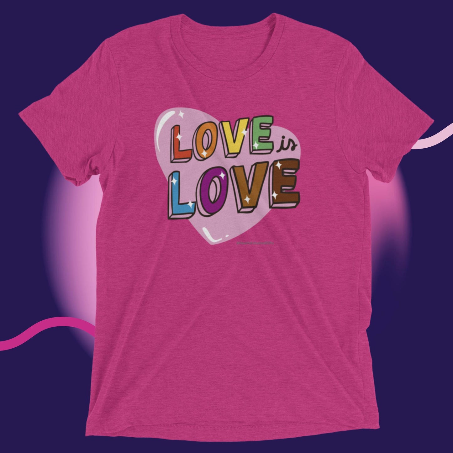 Love is Love | Pride | Unisex Tri-Blend T-Shirt