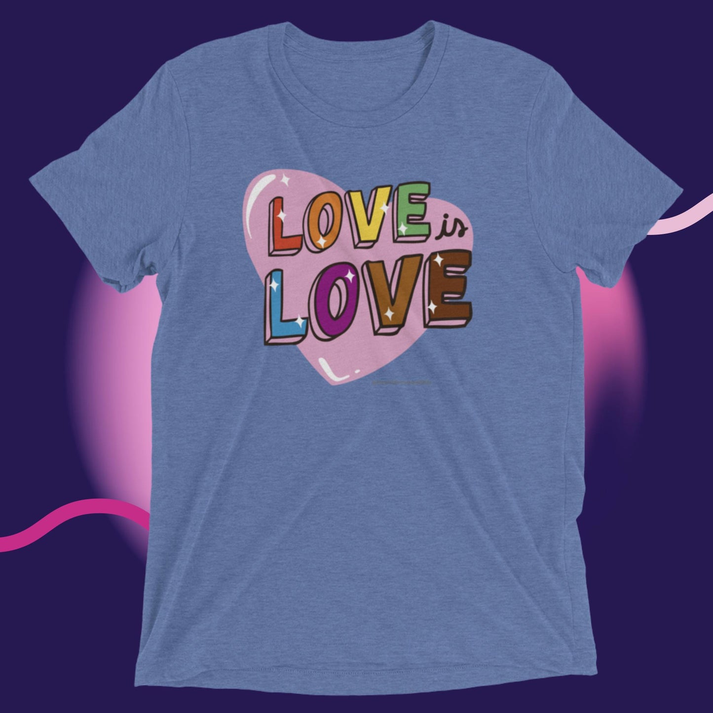 Love is Love | Pride | Unisex Tri-Blend T-Shirt
