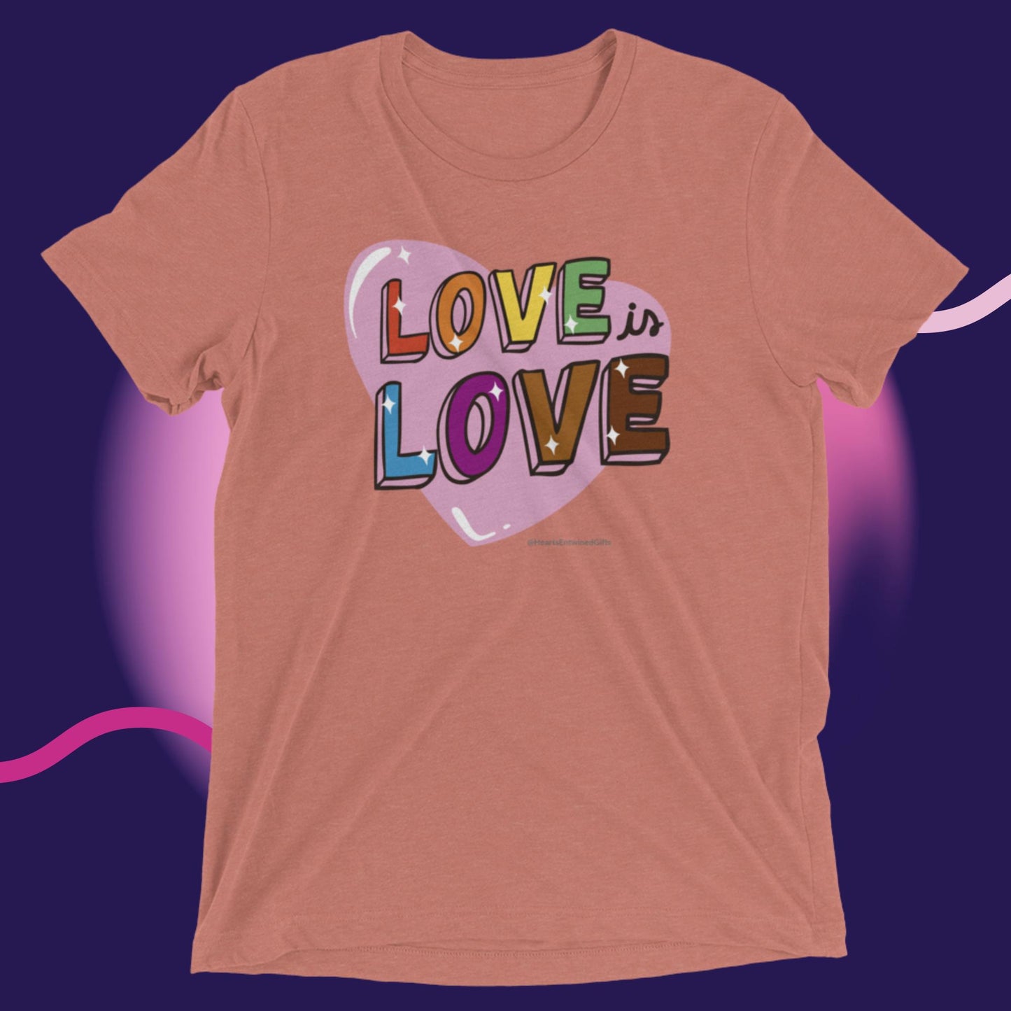 Love is Love | Pride | Unisex Tri-Blend T-Shirt