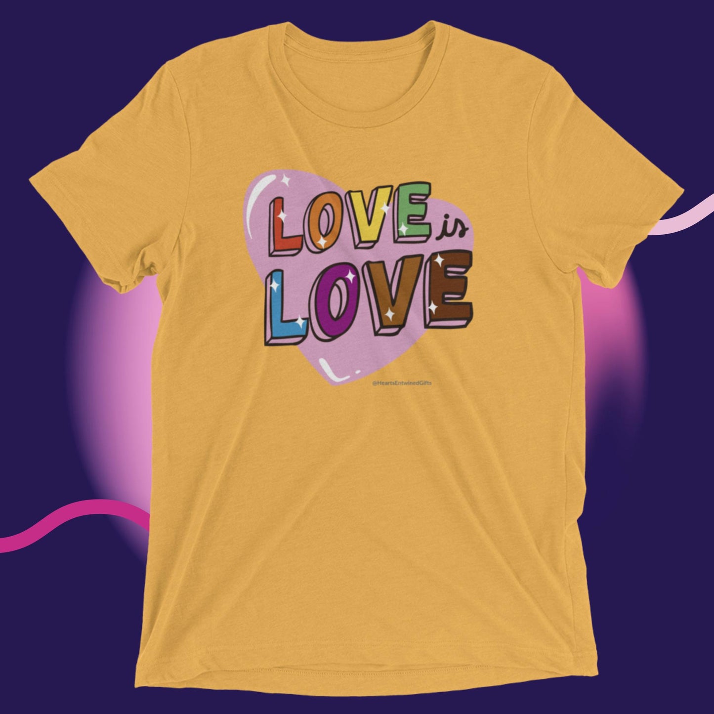 Love is Love | Pride | Unisex Tri-Blend T-Shirt