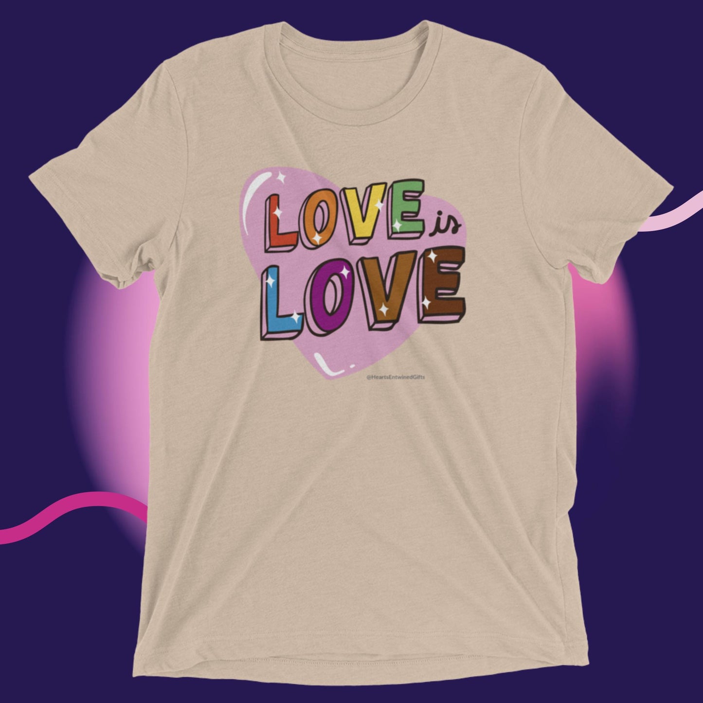 Love is Love | Pride | Unisex Tri-Blend T-Shirt