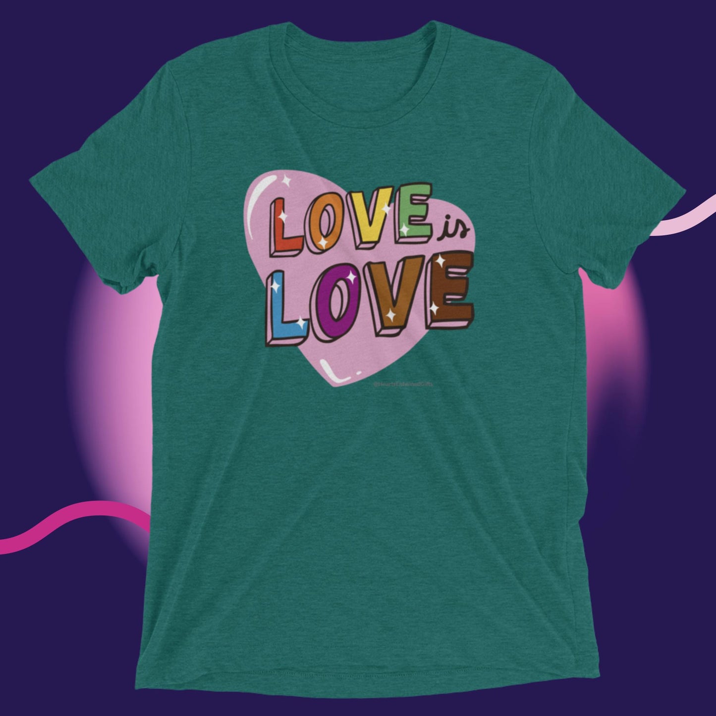 Love is Love | Pride | Unisex Tri-Blend T-Shirt