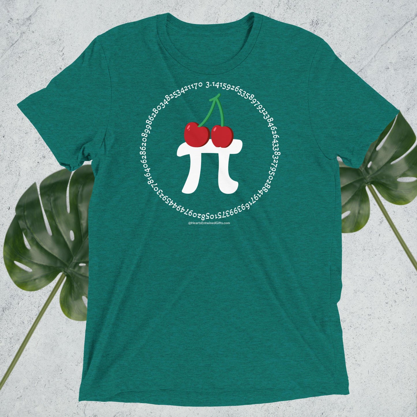 Cherry Pi (π) | Unisex Tri-blend T-shirt