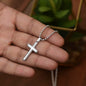 Stainless Steel Cross Necklace "Faith & Confidence"