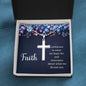 Stainless Steel Cross Necklace "Faith & Confidence"