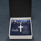 Stainless Steel Cross Necklace "Faith & Confidence"