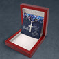Stainless Steel Cross Necklace "Faith & Confidence"