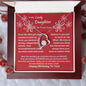 To My Lovely Daughter... Happy Birthday | "Forever Love" Necklace (Red)