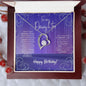 To My Daughter... Happy Birthday | "Forever Love" Necklace