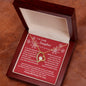To My Lovely Daughter... Happy Birthday | "Forever Love" Necklace (Red)