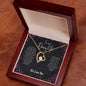 To Our Daughter | "Forever Love" Necklace (Black Pink)