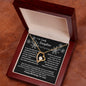 To My Lovely Daughter... Happy Birthday | "Forever Love" Necklace (Black)