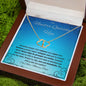 Para Nuestra Querida Hija... Recuerda siempre | "Everlasting Love" GOLD Necklace