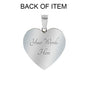 To My Beautiful Bonus Daughter | PERSONALIZED Heart Bangle (Amber Sun)