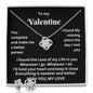 To My Valentine | "Love Knot" Earring and Necklace SET