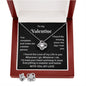 To My Valentine | "Love Knot" Earring and Necklace SET