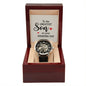 To The Greatest Son on your Wedding Day | Openwork Watch