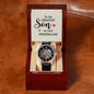 To The Greatest Son on your Wedding Day | Openwork Watch