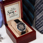 To The Greatest Son on your Wedding Day | Openwork Watch