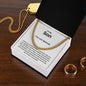 To My Son from Mom | Cuban Link Chain