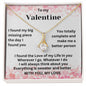 To My Valentine | "Alluring Beauty" Necklace (Framed Hearts)