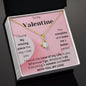 To My Valentine | "Alluring Beauty" Necklace (Pink Swirl)