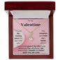 To My Valentine | "Alluring Beauty" Necklace (Pink Swirl)