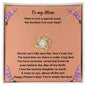 To My Mom on Mother's Day | "Love Knot" Necklace (Orange Blossom)