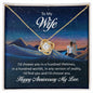 To My Wife | Anniversary | "Love Knot" Necklace (The Dunes)