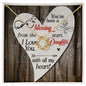 Daughter is a Blessing | "Love Knot" Necklace (Woods)