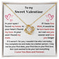 To My Sweet Valentine | "Love Knot" Necklace