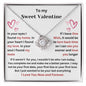 To My Sweet Valentine | "Love Knot" Necklace