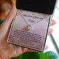 Para Nuestra Querida Hija... Recuerda siempre | "Love Knot" Necklace