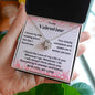 To My Valentine | "Love Knot" Necklace (Framed Hearts)