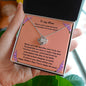 To My Mom on Mother's Day | "Love Knot" Necklace (Orange Blossom)