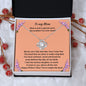 To My Mom on Mother's Day | "Love Knot" Necklace (Orange Blossom)