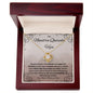 Para Nuestra Querida Hija... Recuerda siempre | "Love Knot" Necklace