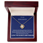 To My Soulmate | "Love Knot" Necklace (Deep Blue)