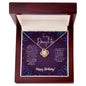 To My Daughter... Happy Birthday | "Love Knot" Necklace
