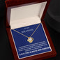 To My Soulmate | "Love Knot" Necklace (Deep Blue)