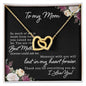 To My Mom | "Hearts Entwined" Necklace (Forever Rose)