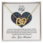To My Wife | "Hearts Entwined" Necklace (The Dance)