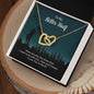 To My Better Half | "Hearts Entwined" Necklace (The Embrace)
