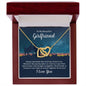 To My Beautiful Girlfriend | "Hearts Entwined" Necklace (Starry Night)