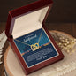 To My Beautiful Girlfriend | "Hearts Entwined" Necklace (Starry Night)